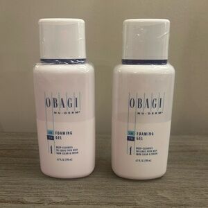 NEW in wrapper Obagi Nu-Derm Foaming Gel Duo - set of 2